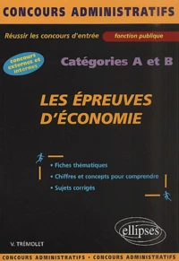 Les Epreuves D'Economie. Categories A Et B