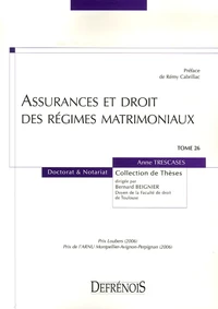 Assurances et droits des régimes matrimoniaux