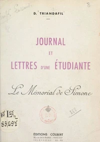 Journal et lettres d'une étudiante