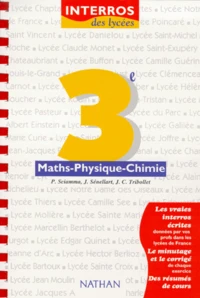Maths-physique-chimie, 3e