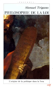 Philosophie De La Loi. L'Origine De La Politique Dans La Tora
