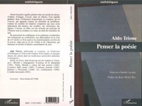 Penser la poésie