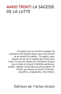 La sagesse de la lutte suivi de Peuple