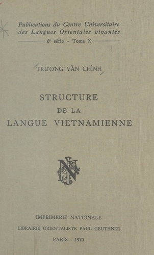 Structure de la langue vietnamienne