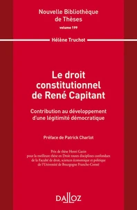 Le droit constitutionnel de René Capitant