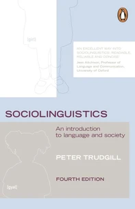 Sociolinguistics. An Introduction To Language And Society