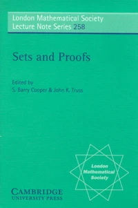 Sets And Proofs
