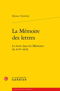 La mémoire des lettres