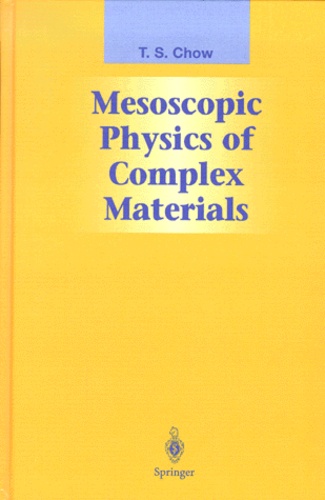 Tsu-Sen Chow - Mesoscopic physics of complex materials.