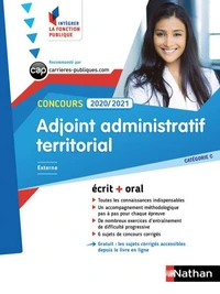 Concours adjoint administratif territorial externe, interne, 3e voie