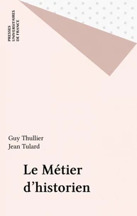 Le métier d'historien