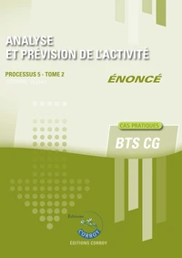 P5- Analyse et prévision de l'activité- T2- Enoncé