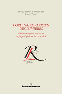L'ordinaire parisien des Lumières