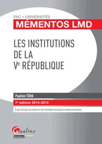 Les institutions de la Ve République 2014-2015