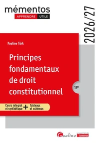 Principes fondamentaux de droit constitutionnel