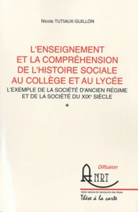 L'enseignement et la compréhension de l'histoire sociale au collège et au lycée