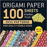  Tuttle - Origami Paper 100 Sheets Dog Patterns.