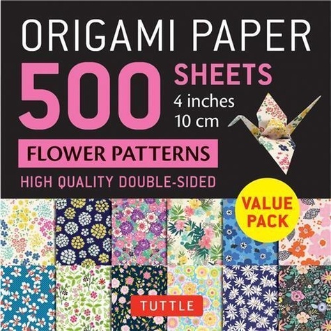  Tuttle - Origami Paper 500 sheets Flower Patterns.