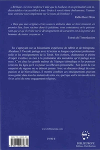 L'art de bien vivre formulé par la Torah