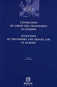  UAE - L'évolution du droit des transports en Europe.