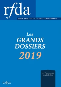 Les grands dossiers 2019 de la RFDA