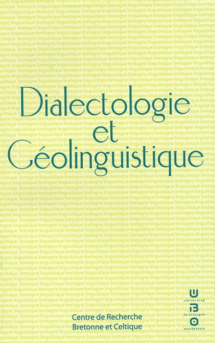 Jean Le Dû - La Bretagne linguistique N° 13, Numéro spécia : Dialectologie et Géolinguistique.