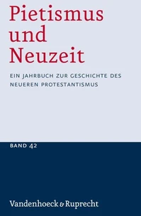 Pietismus und Neuzeit Band 42 – 2016