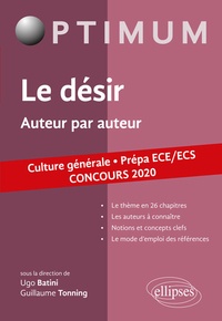 Livres téléchargeables gratuitement pour iphone Le désir  - Auteur par auteur - Culture générale Prépa ECE/ECS in French RTF