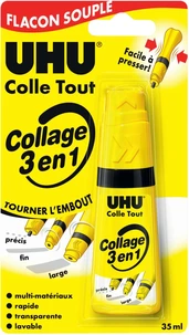 Colle 3 en 1 avec solvant 35ml