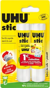 Lot 2 stic colle 21g blister