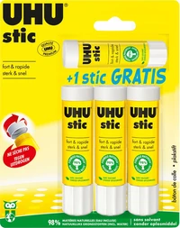 Lot 3 stic colle 21g + 1 stic 8.2g gratuit