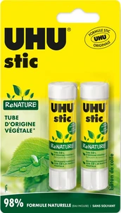 Lot de 2 stic blanc 8.2g renature