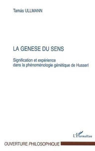 La genèse du sens.