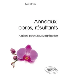 Anneaux, corps, résultants