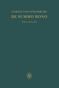 De summo bono. Liber VI, Tractatus 1–3,6