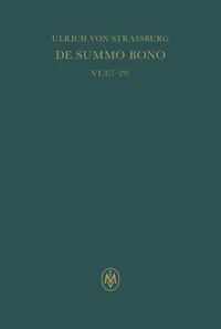 De summo bono. Liber VI, Tractatus 3,7–29