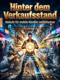Hinter dem Verkaufsstand