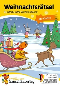 Weihnachtsrätsel – Kunterbunter Vorschulblock ab 5 Jahre