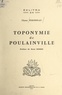 Ulysse Perodeau et René Debrie - Toponymie de Poulainville.