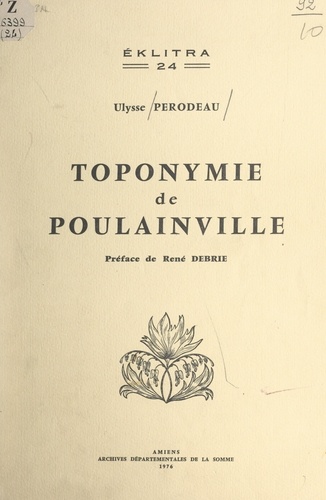 Toponymie de Poulainville