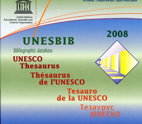  Unesco - Unesbib 2008, Thésaurus de l'Unesco.