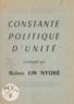  Union des populations du Camer - Constante politique d'unité pratiquée par Ruben Um Nyobé.