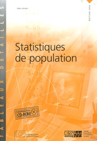  Union européenne - Statistiques de population. 1 Cédérom