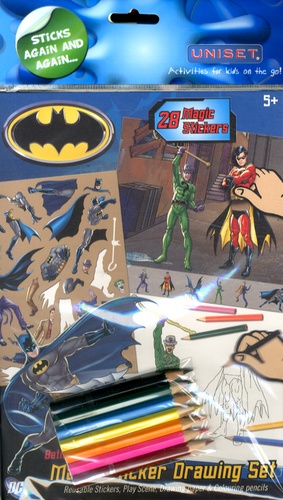  Uniset - Batman Magic Sticker Drawing Set.