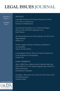  United Kingdom Law and Society - Legal Issues Journal 5(1) - Legal Issues Journal, #4.