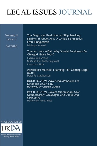  United Kingdom Law & Society A - Legal Issues Journal 8(2) - Legal Issues Journal, #11.