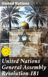United Nations General Assembly Resolution 181