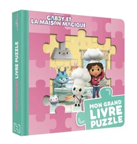 Mon grand livre puzzle Gabby et la maison magique