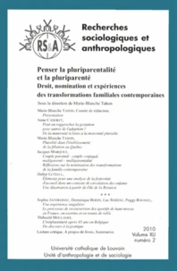 Penser la pluriparentalité et la pluriparenté