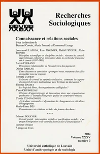 Connaissances et relations sociales